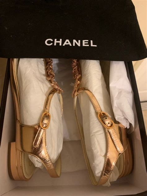 chanel private sale 2020|authentic Chanel sandals.